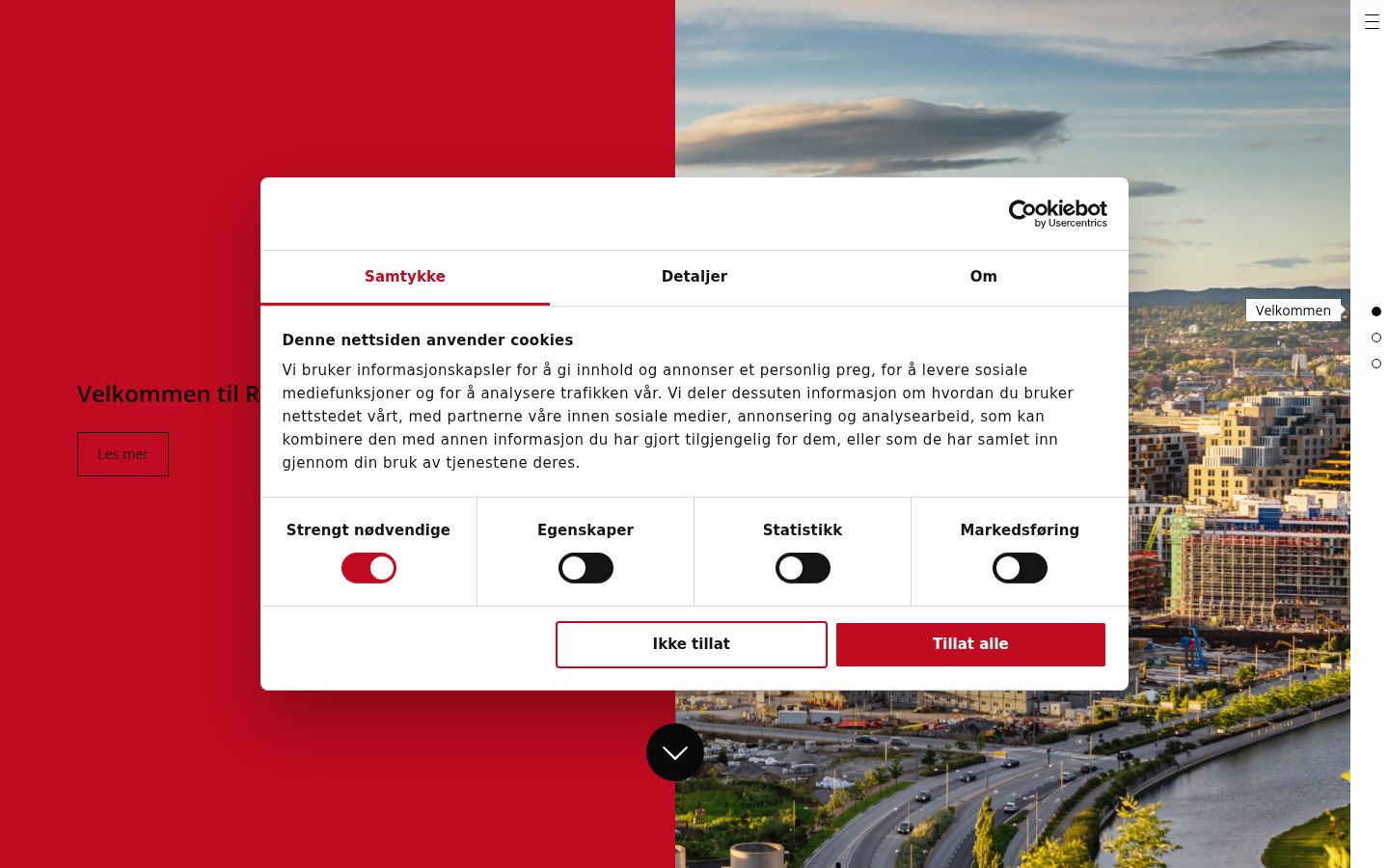 Sutikimo reklamjuostės, rodytos prieš bet kokią sąveiką, ekrano kopija