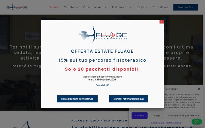 Screenshot of fluagesrl.com