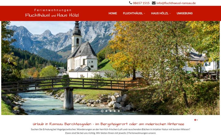 Screenshot ta' fluchthaeusl-ramsau.de