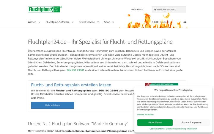 Screenshot of fluchtplan24.de