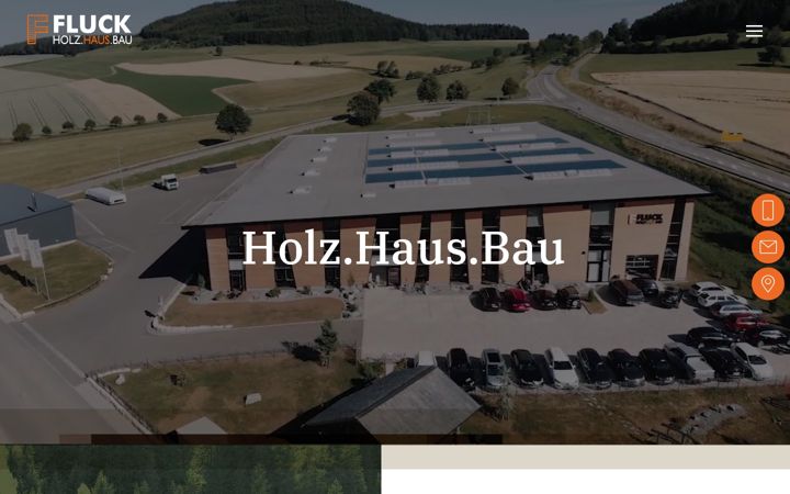 Screenshot ta' fluck-holzbau.de