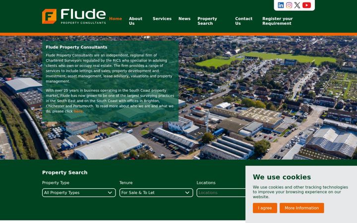 Screenshot of flude.com
