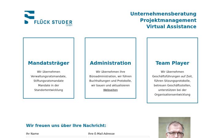 Screenshot of flueckstuder.ch