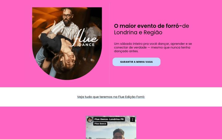 Screenshot of fluedance.com.br