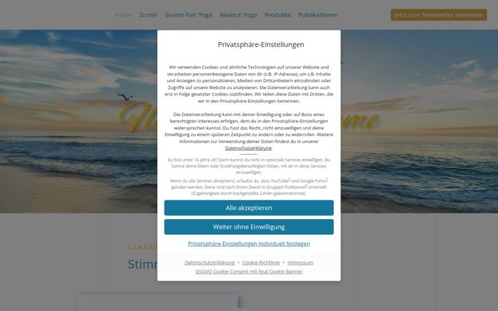 Zrzut ekranu fluegel-der-stimme.de
