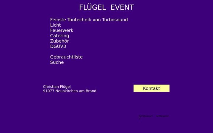 Screenshot of fluegel-event.de