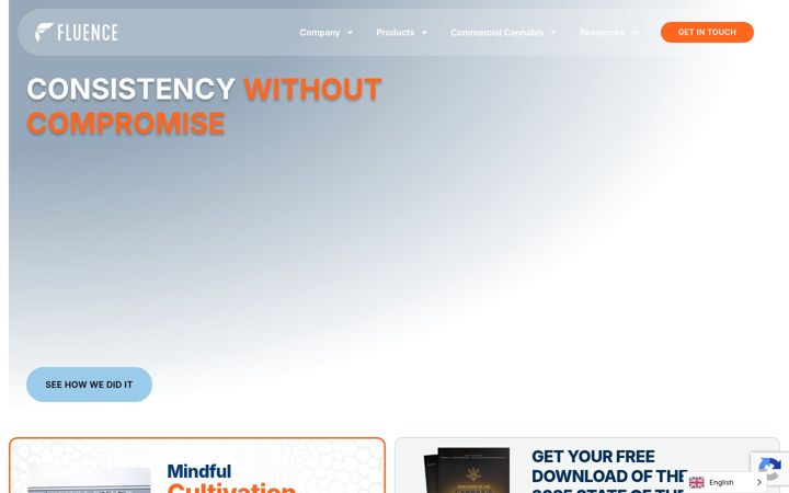 Screenshot of fluence.science
