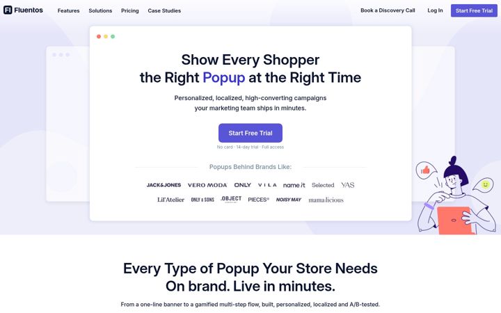 Screenshot of fluentos.com