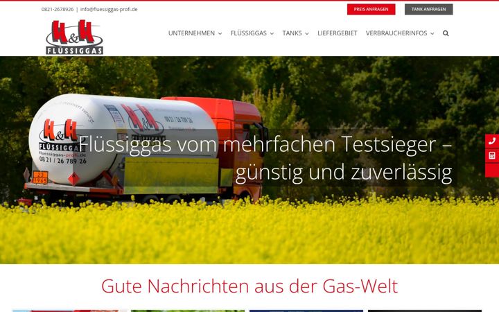 Screenshot of fluessiggas-profi.de