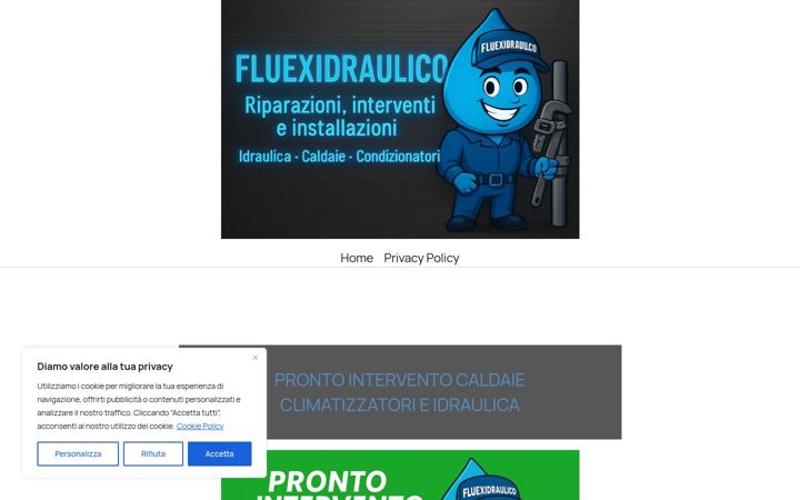 Screenshot of fluexidraulico.it