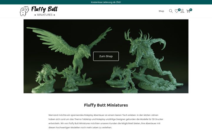 Captură de ecran a fluffybuttminiatures.de