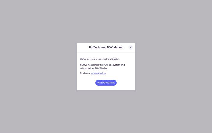 Ekraanipilt saidist fluffys.io