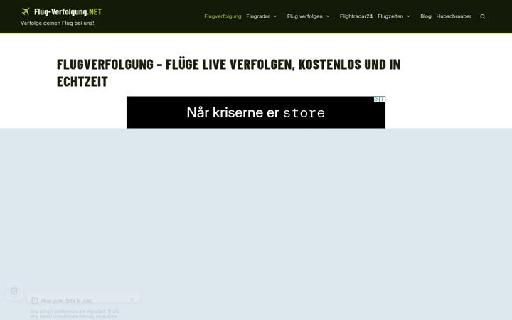 Screenshot of flug-verfolgung.net