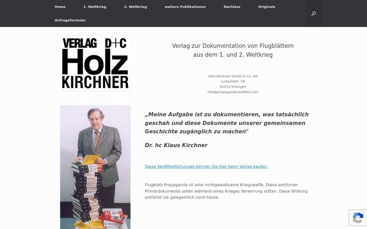 Screenshot of flugblatt-kirchner.de