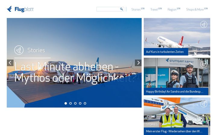 Screenshot of flugblatt-magazin.de
