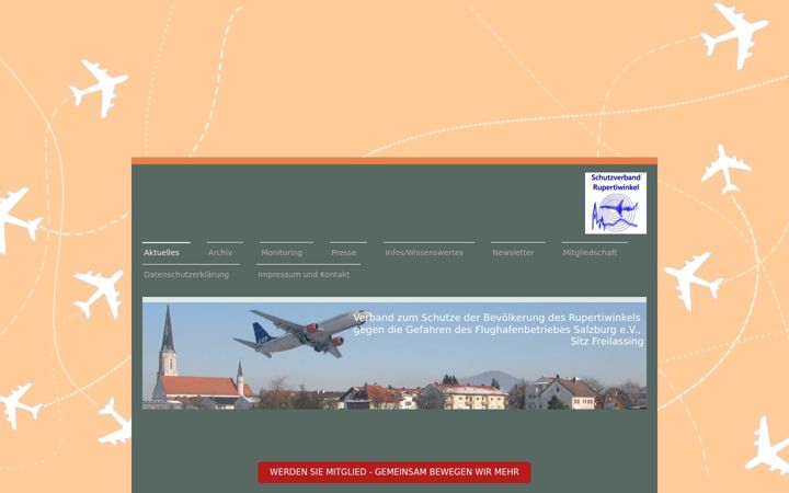 Screenshot of fluglaermschutz.de