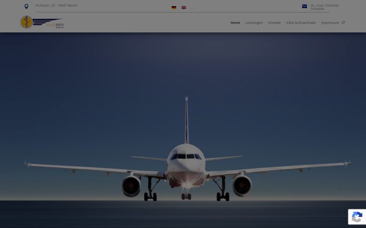 Skjámynd af flugmed-berlin.de