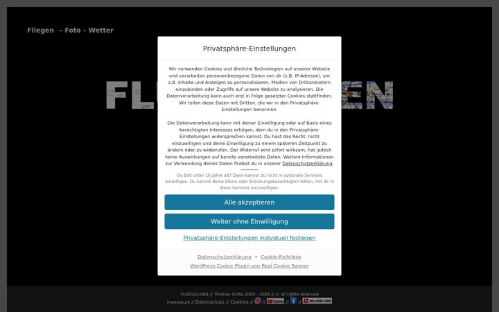 Screenshot ta' flugsachen.de