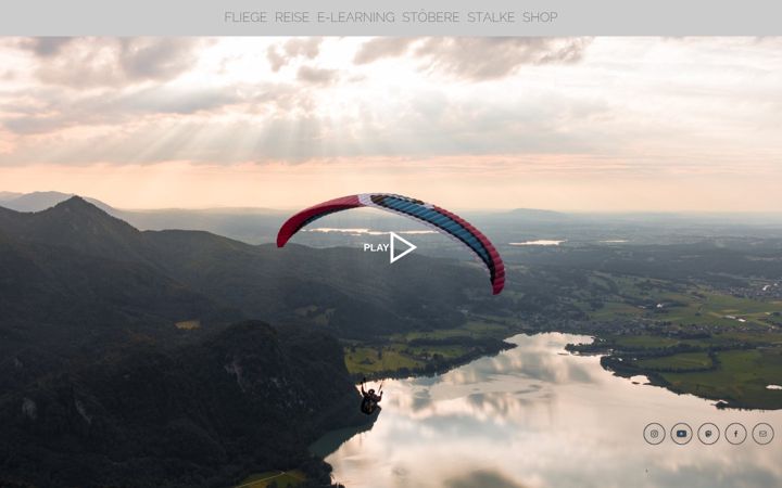 Screenshot of flugschule-oberbayern.de