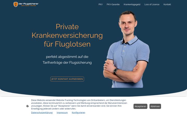 Screenshot ta' flugsicherer.de