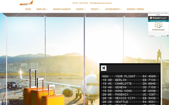 Screenshot of flugsimulator-berlin.de