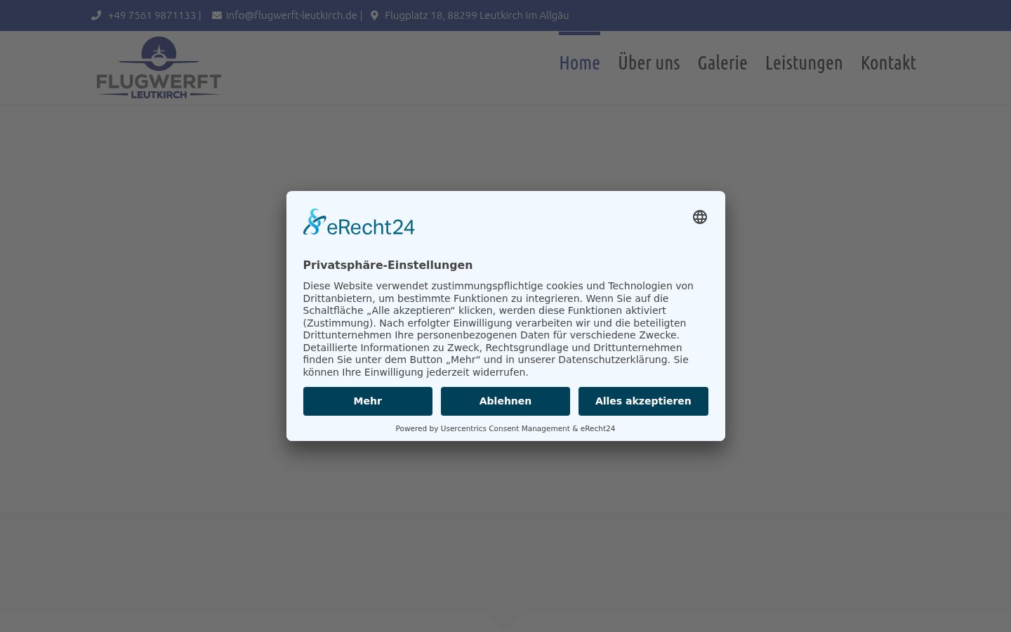 Screenshot tal-banner tal-kunsens muri qabel kwalunkwe interazzjoni