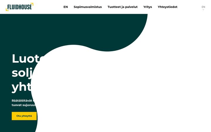 Screenshot of fluidhouse.fi