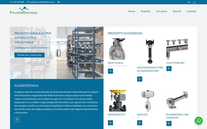 Screenshot of fluidotecnica.eu