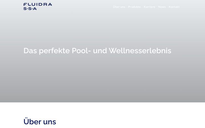 Screenshot of fluidra.at