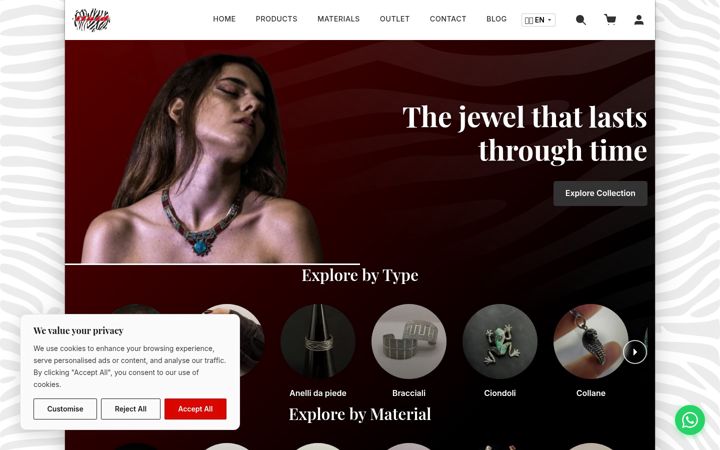 Screenshot of fluidshop.it
