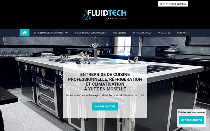 Screenshot of fluidtech-avis.com