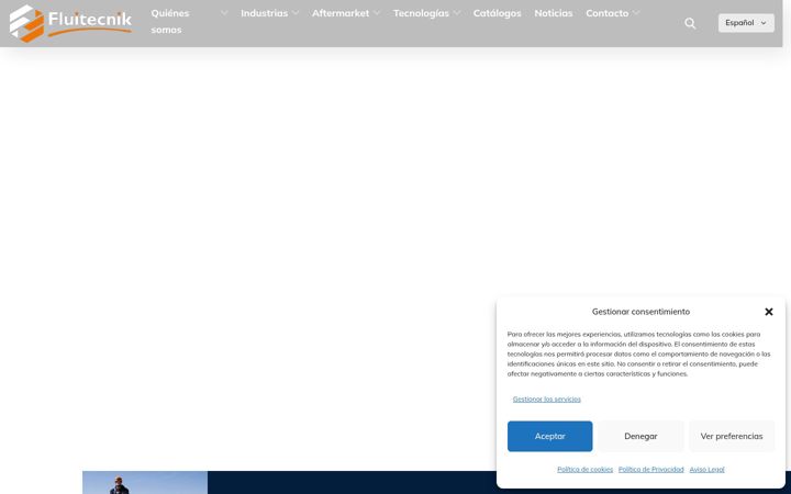 Screenshot of fluitecnik.com