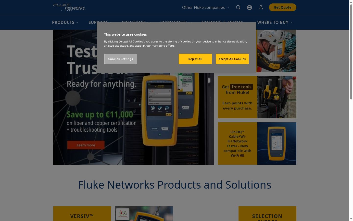 Screenshot tal-banner tal-kunsens muri qabel kwalunkwe interazzjoni