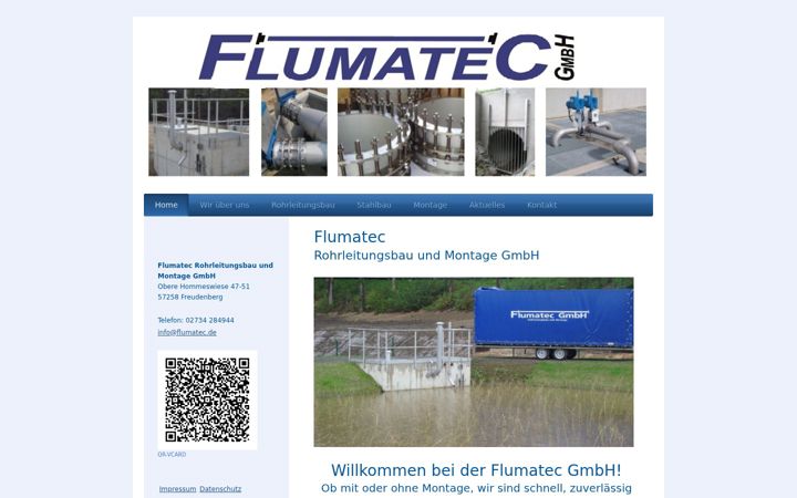 Screenshot of flumatec.de