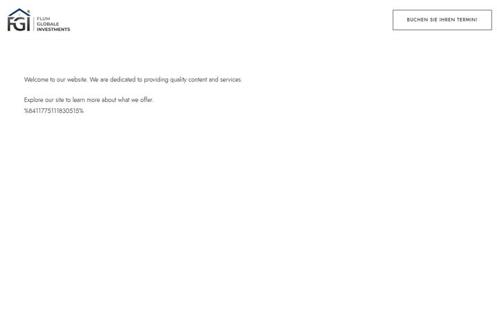 Screenshot of fluminvestments.com