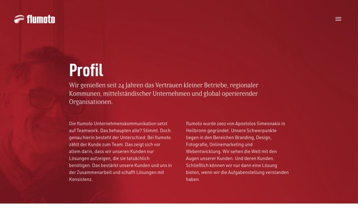 Screenshot of flumoto.de