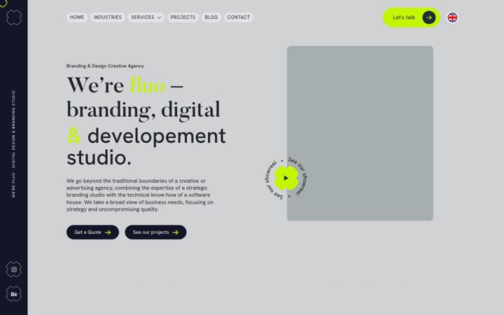 Screenshot of fluo.studio