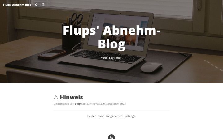 Screenshot of flups.de