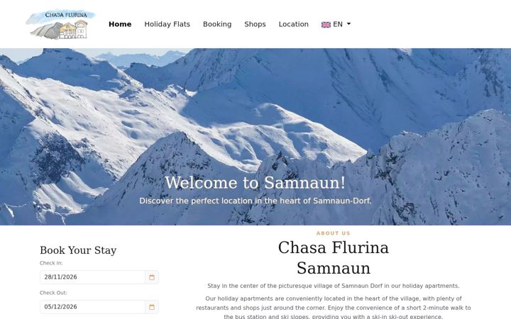 Screenshot of flurina-samnaun.ch