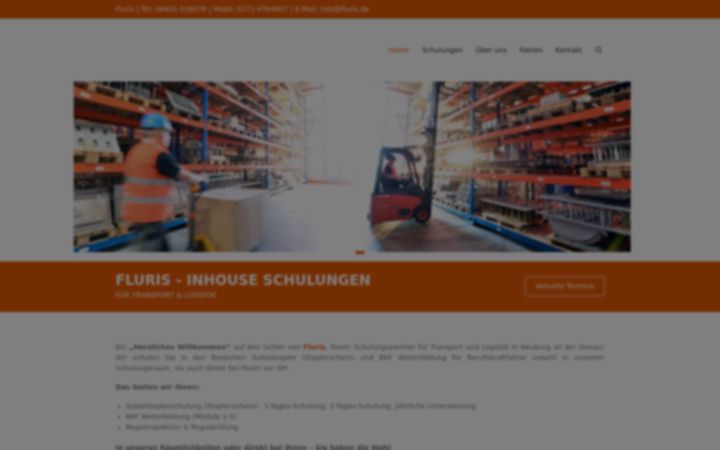 Screenshot of fluris.de