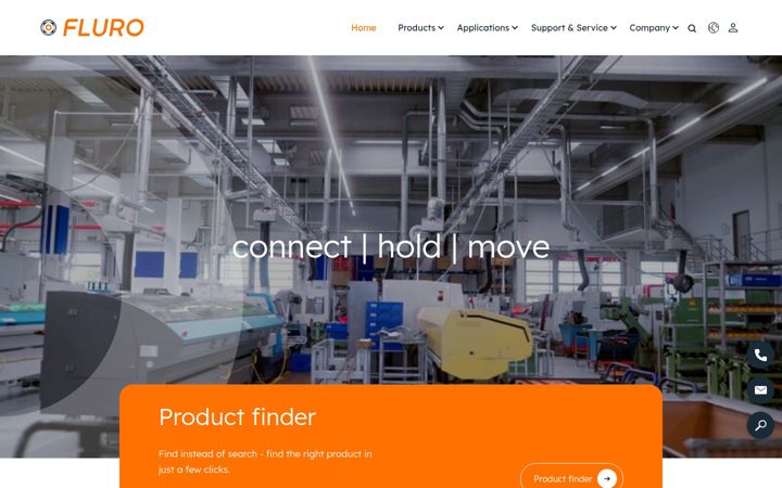 Screenshot of fluro.de