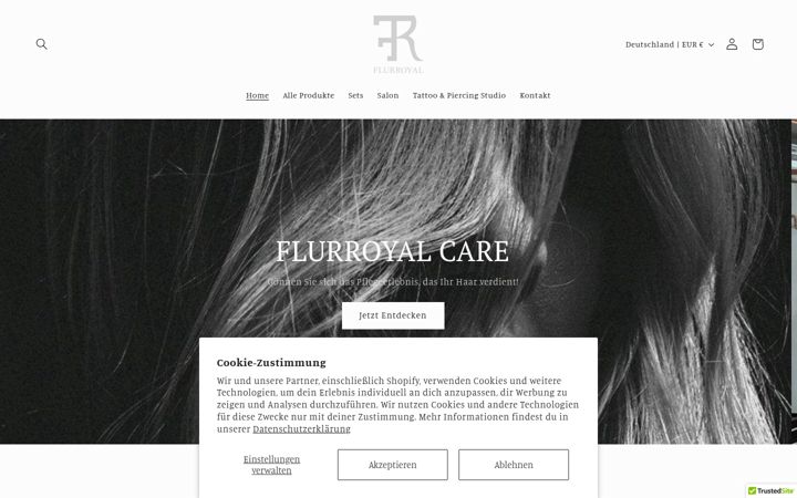 Screenshot of flurroyal.de