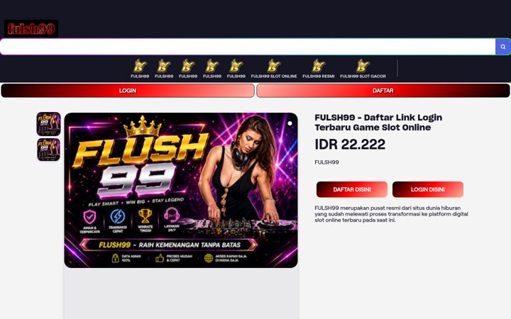 Screenshot of flush99.net