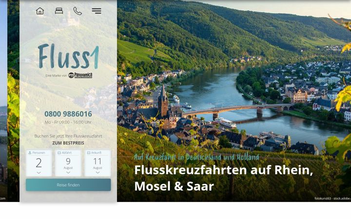 Screenshot ta' fluss1.de