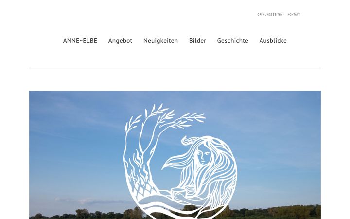 Screenshot ta' flusscafe.de