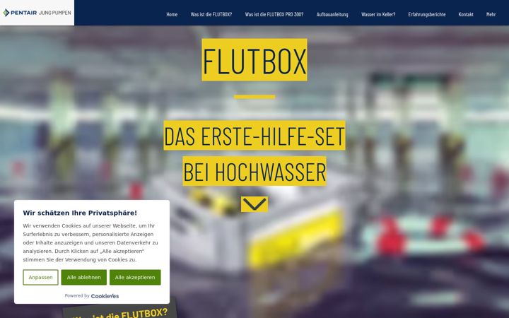 Screenshot of flutbox.com