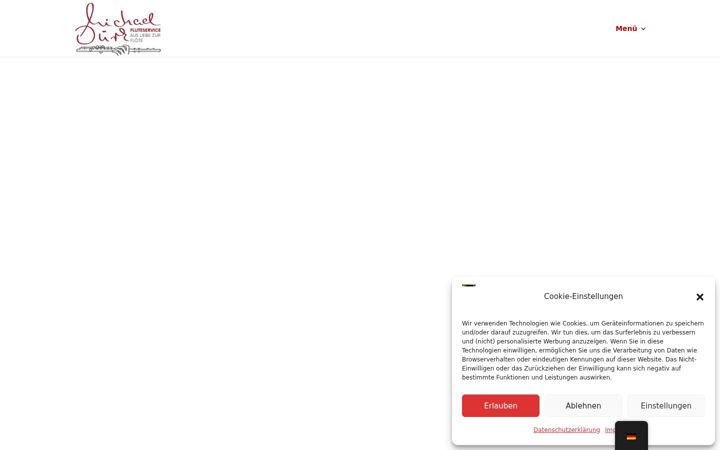Screenshot ta' fluteservice.de