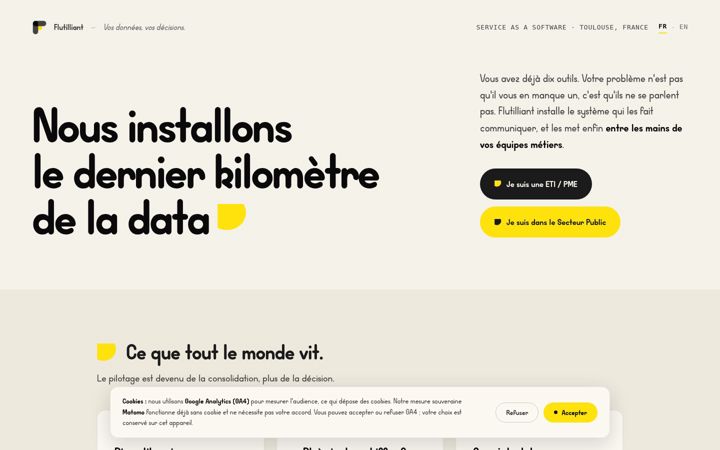 Screenshot of flutilliant.com