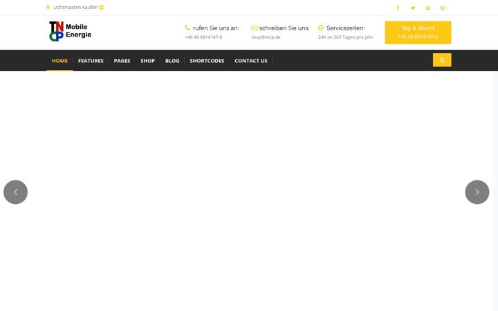 Screenshot of flutlichtmasten-kaufen.de