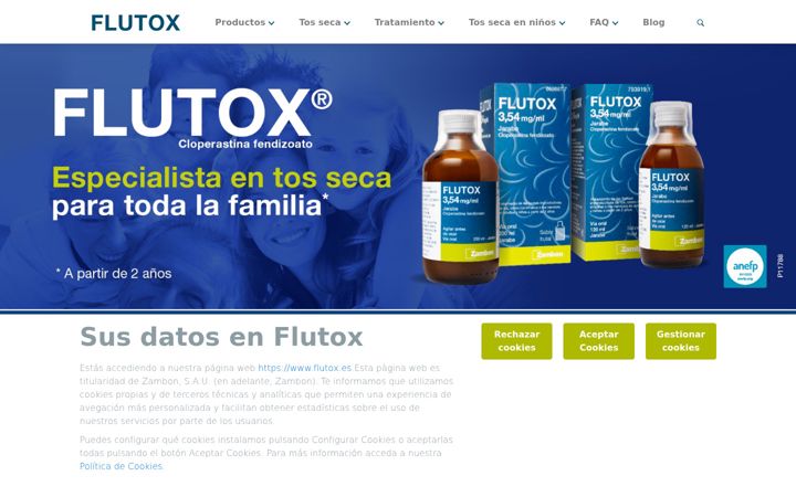 Screenshot of flutox.es